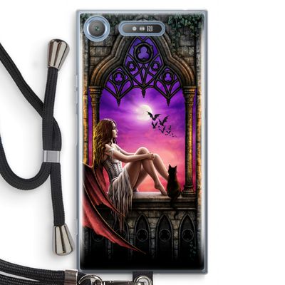 Kinderen van de nacht: Sony Xperia XZ1 Transparant Hoesje met koord