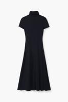 Midijurk met col - BLACK - L