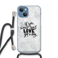Partner in crime: iPhone 13 mini Transparant Hoesje met koord