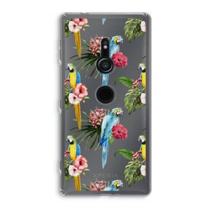 Kleurrijke papegaaien: Sony Xperia XZ2 Transparant Hoesje