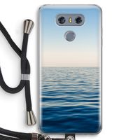 Water horizon: LG G6 Transparant Hoesje met koord