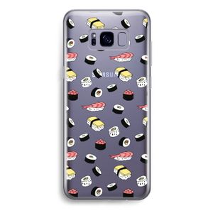 Sushi time: Samsung Galaxy S8 Plus Transparant Hoesje