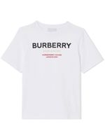 Burberry Kids t-shirt en coton à logo Horseferry imprimé - Blanc - thumbnail