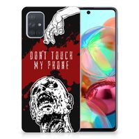 Samsung Galaxy A71 Silicone-hoesje Zombie Blood