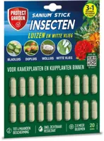Protect Garden Sanium Stick - Insectenbestrijding voor Kamer- en Kuipplanten - 20 Stuks