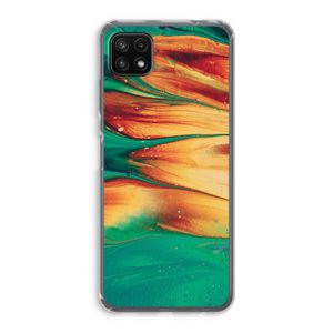 Green Inferno: Samsung Galaxy A22 5G Transparant Hoesje