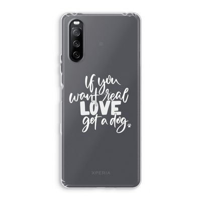 Partner in crime: Sony Xperia 10 III Transparant Hoesje