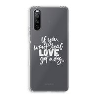 Partner in crime: Sony Xperia 10 III Transparant Hoesje