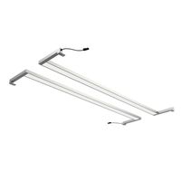INK Verlichtingsbalk - 60x2x1cm - LED IP44 - 4200K - tbv Spiegel of Spiegelkast - Zilver 8302100 INK Verlichtingsbalk - 60x2x1cm - LED IP44 - 4200K - tbv Spiegel of Spiegelkast - Zilver 8302100