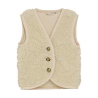 Daily7 winter gilet meisjes - zand - teddy