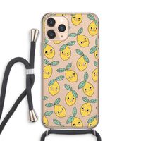 Citroenen: iPhone 11 Pro Transparant Hoesje met koord