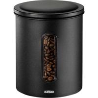 Xavax Kaffeedose für 500g Bohnen oder 700g Pulver, luftdicht, aromadicht, Schwarz 00111275 Blik voor koffiebonen