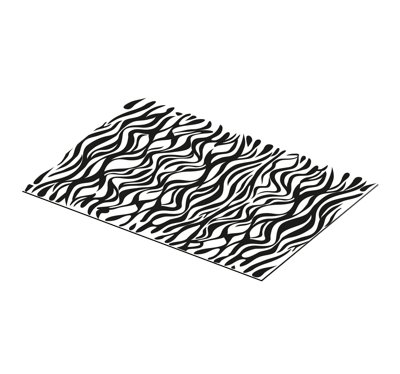 Houten placemat Gestreepte achtergrond