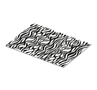 Houten placemat Gestreepte achtergrond