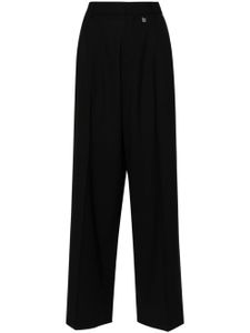 Giuseppe Di Morabito pantalon de tailleur en laine à taille haute - Noir