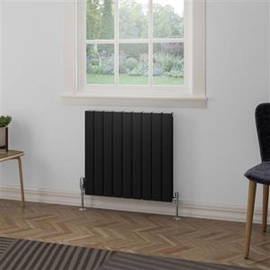 Eastbrook Hadleigh radiator 65x60cm aluminium 1055W zwart mat