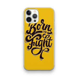 Born to Fight: iPhone 12 Pro Transparant Hoesje