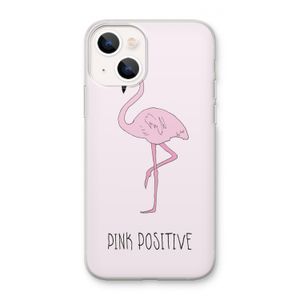 Pink positive: iPhone 13 mini Transparant Hoesje