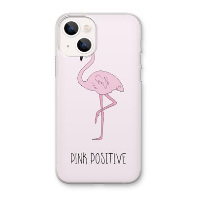 Pink positive: iPhone 13 mini Transparant Hoesje