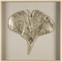 Leen Bakker - Schilderij Ginko Goudkleur /glas - 50x50 Cm - MDF - Goudkleurig#Beige#Crème - 5.5x50x50 Cm Leen Bakker - Schilderij Ginko Goudkleur /glas - 50x50 Cm - MDF - Goudkleurig#Beige#Crème - 5.5x50x50 Cm