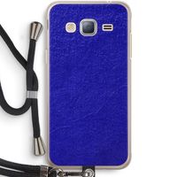 Majorelle Blue: Samsung Galaxy J3 (2016) Transparant Hoesje met koord