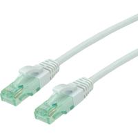roline recycled material RJ45 (cross) Netwerkkabel Aansluitkabel CAT 6A U/UTP 3 m Grijs