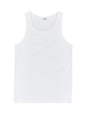HOM - Tanktop - Supreme Cotton - wit, Maat:M