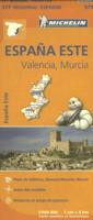 Michelin Wegenkaart 577 Spanje Oost - Comunidad Valenciana, Murcia (Paperback)