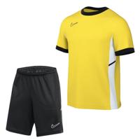 Nike Academy 25 Trainingsset Kids Geel Zwart Wit
