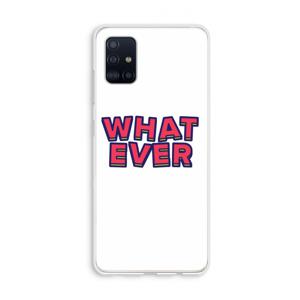 Whatever: Galaxy A51 4G Transparant Hoesje