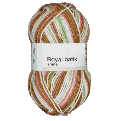 Royal batik shine Breigaren - Wit