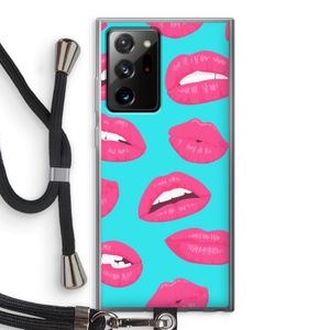 Bite my lip: Samsung Galaxy Note 20 Ultra / Note 20 Ultra 5G Transparant Hoesje met koord