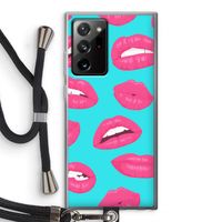 Bite my lip: Samsung Galaxy Note 20 Ultra / Note 20 Ultra 5G Transparant Hoesje met koord