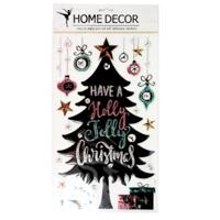 Muurstickers Pop Up kerstboom 41 x 24 cm | 24 stuks