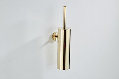 Toiletborstel SaniClear Dorado | Wandmontage | Messing | Rond | Goud glans