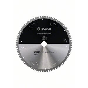 Bosch Accessories Bosch Power Tools 2608837744 Cirkelzaagblad 305 x 30 mm Aantal tanden: 96 1 stuk(s)