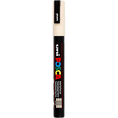 Uni-Posca Posca marker, afm pc-3m, lijndikte 0,9-1,3 mm, fijn, beige, 1 stuk