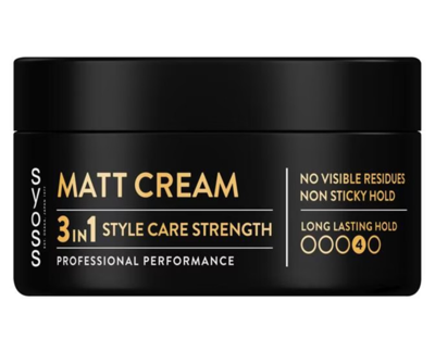 Syoss Matt Cream 3in1 Style Care Hold 4