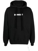 Bonsai hoodie en coton à logo imprimé - Noir - thumbnail