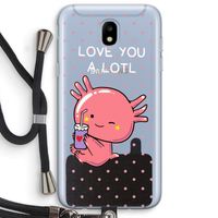 Love You A Lotl: Samsung Galaxy J5 (2017) Transparant Hoesje met koord