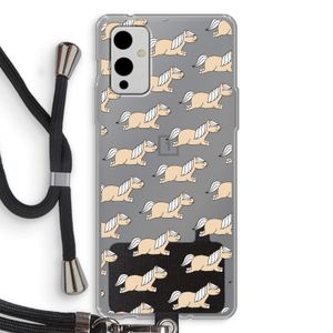 Ponys: OnePlus 9 Transparant Hoesje met koord
