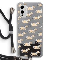 Ponys: OnePlus 9 Transparant Hoesje met koord