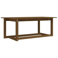 vidaXL Salontafel 110x55x45 cm massief grenenhout honingbruin - thumbnail