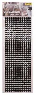 Diverse Sticker crystal zwart