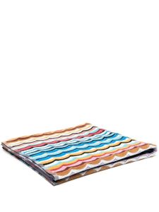 Missoni Home serviette de plage Beverly à logo imprimé - Rouge