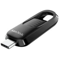 SanDisk ULTRA SLIDER 64GB USB 3.2 Gen 1 USB-sticks Zwart