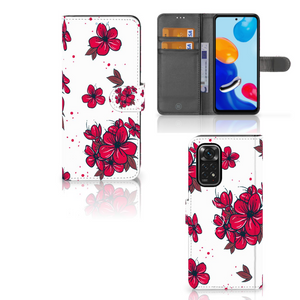 Xiaomi Redmi Note 11/11S Hoesje Blossom Red