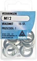 Veerringen m12 verz 15st - Deltafix