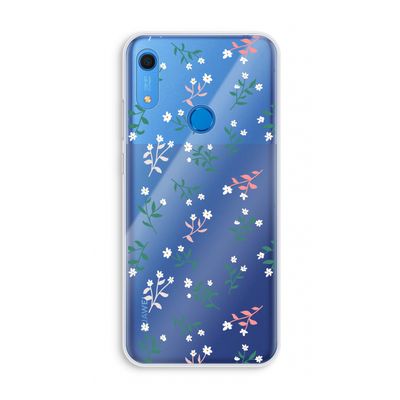 Small white flowers: Huawei Y6s Transparant Hoesje