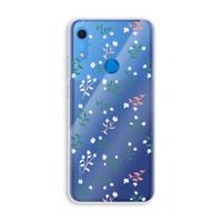 Small white flowers: Huawei Y6s Transparant Hoesje